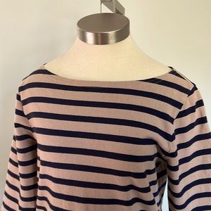 Boatneck Stripe Top